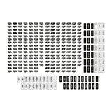 Asetek Button Label Sticker Sheet - Transparent
