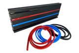 2m/79" Red Rubber Dust/Design Strip – Anti-Slip Protective Edge Trim for Aluminium Profile Sim Rigs