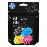 New, Pre-Owned - HP 61XL Black and 61 Color Ink Cartridge
