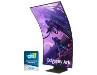 SAMSUNG 55-inch Odyssey Ark 4K UHD 165Hz Curved Quantum Mini LED Gaming Monitor