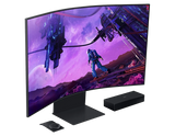 SAMSUNG 55-inch Odyssey Ark 4K UHD 165Hz Curved Quantum Mini LED Gaming Monitor