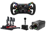 Simagic Alpha EVO Pro 18Nm Wheel Base, GT NEO Steering Wheel P1000 Pedal Set and Shifter Bundle