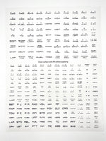 Button Box Label Kit (270 Labels)