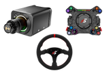 Simagic NEO X Hub with Alpha EVO Pro 18nm Wheel Base and Leather Steering Wheel