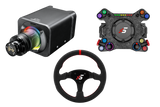 Simagic NEO X Hub with Alpha EVO Sport 9nm Wheel Base and Leather Steering Wheel