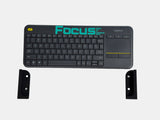 Focus Sim Racing Logitech K400 Keyboard Mounts for Sim Rigs (Pair, Screws Included)