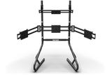 Freestanding Quad (4) Monitor Stand – Up to 80" Display for Sim Racing, Flight Simulation & Truck Simulators