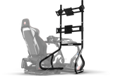 Freestanding Dual (2) Monitor Stand, Upgradeable to Triple – Up to 80" Display for Sim Racing, Flight Simulation & Truck Simulators