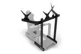 Freestanding Triple (3) Monitor Stand – Up to 45" Displays for Sim Racing, Flight Simulation & Truck Simulators