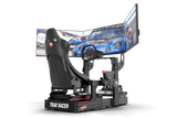 Cockpit-Mounted Triple (3) Monitor Stand – Up to 45" Displays for Sim Racing, Flight Simulation & Truck Simulators