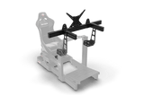 Cockpit-Mounted Single Monitor Stand for Sim Racing & Flight Sim — Supports Displays up to 80"