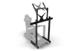 Freestanding Dual (2) Monitor Stand – Up to 80" Display for Sim Racing, Flight Simulation & Truck Simulators