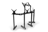Freestanding Quad (4) Monitor Stand with Extra Leg Supports – Up to 55" Displays for Sim Racing, Flight Simulation & Truck Simulators