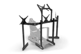 Freestanding Quad (4) Monitor Stand with Extra Leg Supports – Up to 55" Displays for Sim Racing, Flight Simulation & Truck Simulators