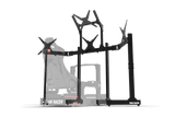 Freestanding Quad (4) Monitor Stand with Extra Leg Supports – Up to 55" Displays for Sim Racing, Flight Simulation & Truck Simulators