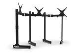 Freestanding Triple (3) Monitor Stand with Extra Leg Supports – Up to 55" Displays for Sim Racing, Flight Simulation & Truck Simulators