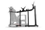 Freestanding Triple (3) Monitor Stand with Extra Leg Supports – Up to 55" Displays for Sim Racing, Flight Simulation & Truck Simulators