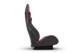 Recliner Sim Racing Seat — Premium Leather/Alcantara-Style Adjustable Seat