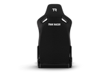 RE2 Dual-Lock Reclining Sim Racing Seat - White Diamond-Stitched Leather-Style