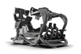 TRS TR Series GT Pro Racing Bucket Seat - Fiberglass Grey