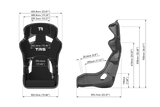 TRS TR Series GT Pro Racing Bucket Seat - Full Dry Carbon Fiber