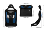 HSX Hybrid Formula Pro Racing Bucket Seat - BWT Alpine Formula One™ Team Edition