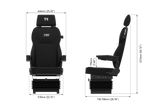 TS1 Truck Simulator Seat - Suspension & Height Adjustable