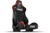 Recliner Sim Racing Seat — Premium Leather/Alcantara-Style Adjustable Seat