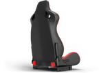 Recliner Sim Racing Seat — Premium Leather/Alcantara-Style Adjustable Seat