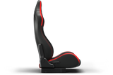 Recliner Sim Racing Seat — Premium Leather/Alcantara-Style Adjustable Seat
