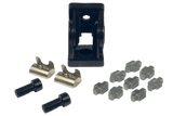 40x40mm (1.57" x 1.57") Flexible Pivot Joint Connector — For 8mm (0.31") Slot Aluminium Extrusion