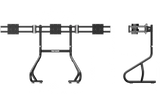 Freestanding Quad (4) Monitor Stand – Up to 80" Display for Sim Racing, Flight Simulation & Truck Simulators