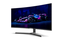 34" Ultrawide UWQHD 165Hz 1ms QLED 3440x1440 21:9 Curved Gaming Monitor