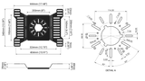Universal Bass Shaker & Tactile Transducer Seat Mount