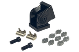 40x40mm (1.57" x 1.57") Flexible Pivot Joint Connector — For 8mm (0.31") Slot Aluminium Extrusion