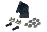 40x40mm (1.57" x 1.57") Flexible Pivot Joint Connector — For 8mm (0.31") Slot Aluminium Extrusion