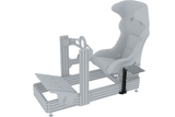 Computer Mouse Shelf — 40x40mm (1.57" x 1.57") Aluminium Profile with Mounting Brackets for Sim Rigs