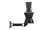 Tablet & Button Box Holder V2 — Universal Swivel Mount for Sim Racing & Flight Sim Rigs