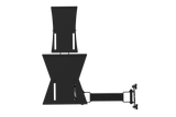 Tablet & Button Box Holder V2 — Universal Swivel Mount for Sim Racing & Flight Sim Rigs