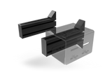 Set of 2 Universal Side Mount Supports — 240mm/9.45" (80x40mm / 3.15" x 1.57") for Sim Racing & Flight Sim Rigs