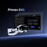 Pimax Headset with Pimax EVO - In-use view | ERA Gaming VR Store | Best VR for Sim Racing