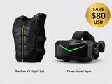 Pimax headset X $80 True Gear VR Haptic Suit Voucher - Front view | ERA Gaming VR Store | Best VR for Sim Racing