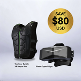 Pimax headset X $80 True Gear VR Haptic Suit Voucher - Side view | ERA Gaming VR Store | Best VR for Sim Racing
